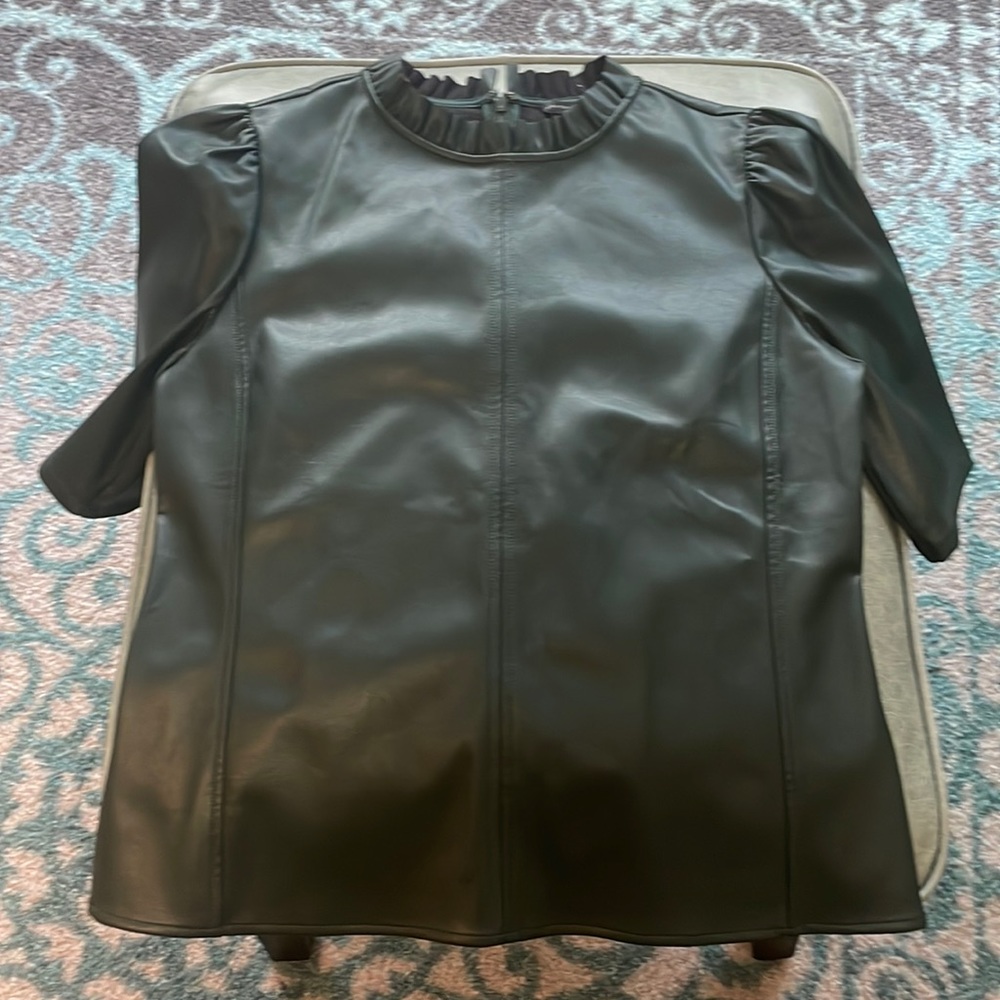 Faux green top
